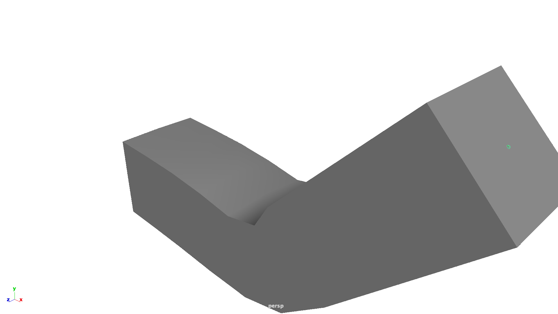 Rigged arm in Maya viewport